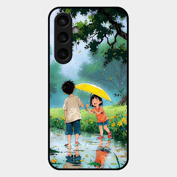 Raindrop Moments Glass Case Cover For Samsung Galaxy S23 Fe 5G