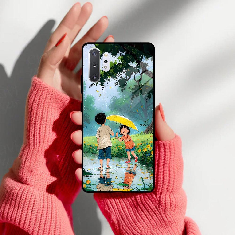 Raindrop Moments Glass Case Cover for Samsung