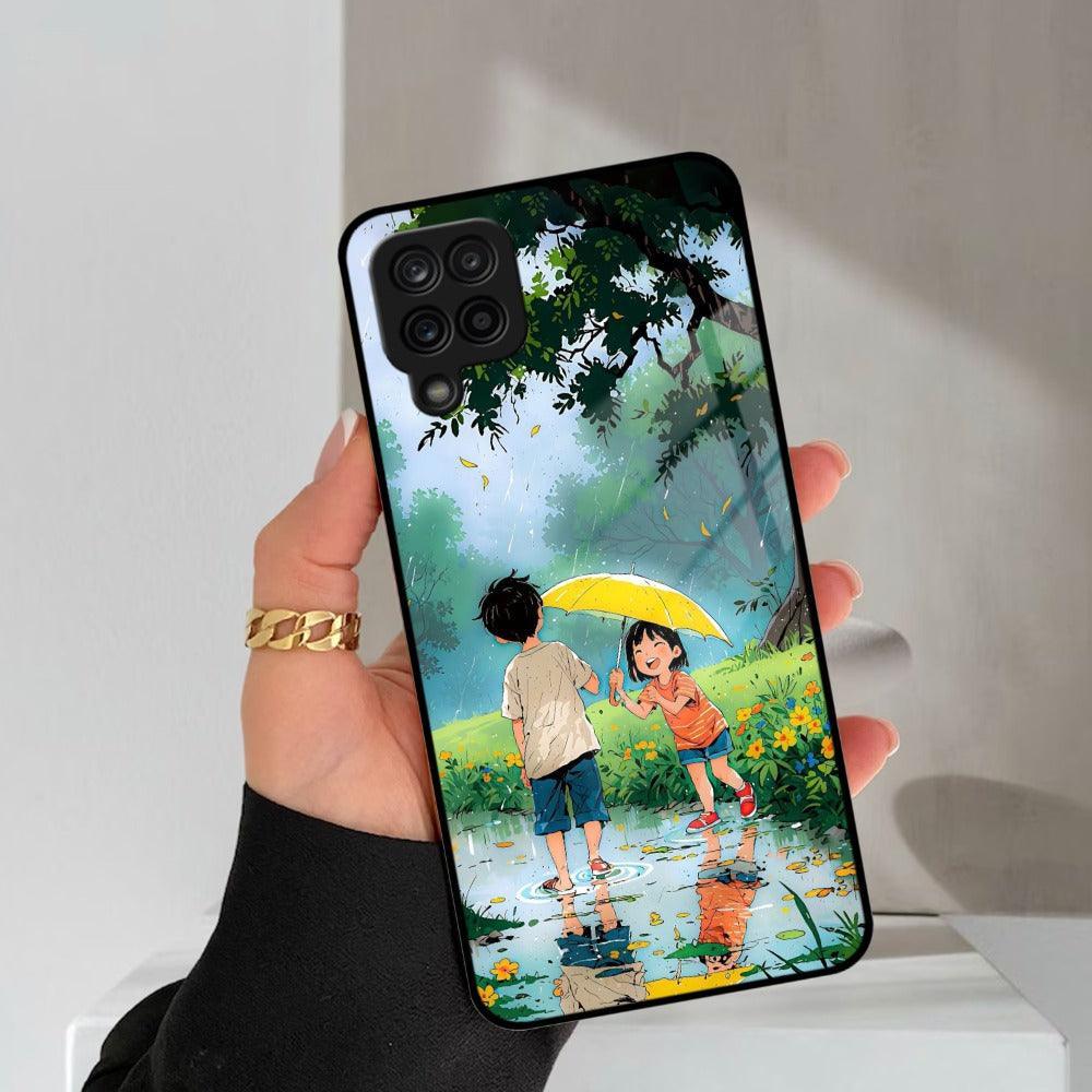 Raindrop Moments Glass Case Cover for Samsung