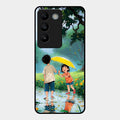 Raindrop Moments Glass Case Cover For Vivo T3 5G