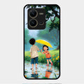 Raindrop Moments Glass Case Cover For Vivo V25 5G
