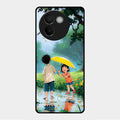 Raindrop Moments Glass Case Cover For Vivo V30E 5G