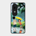 Raindrop Moments Glass Case Cover For Vivo V40E 5G
