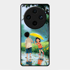 Raindrop Moments Glass Case Cover For Vivo X100 Pro 5G