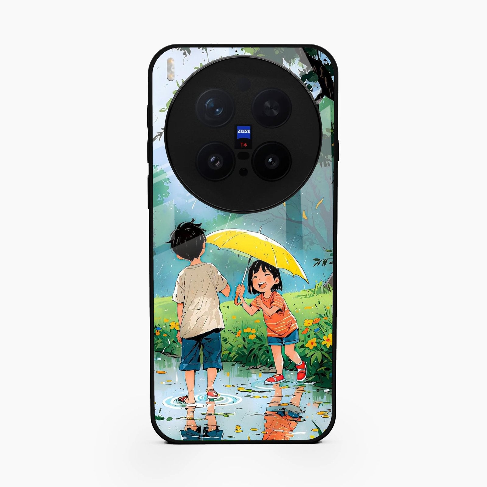 Raindrop Moments Glass Case Cover For Vivo X300 Pro 5G