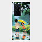 Raindrop Moments Glass Case Cover For Vivo X70 Pro Plus 5G