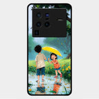 Raindrop Moments Glass Case Cover For Vivo X80 Pro 5G