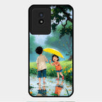 Raindrop Moments Glass Case Cover For Vivo Y02T