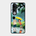 Raindrop Moments Glass Case Cover For Vivo Y400 Pro 5G