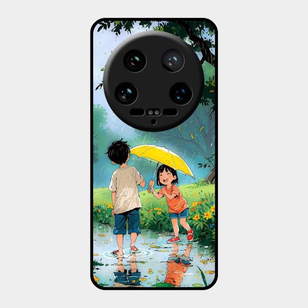 Raindrop Moments Glass Case Cover For Xiaomi 14 Ultra