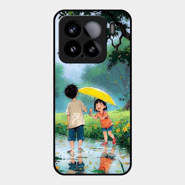 Raindrop Moments Glass Case Cover For Xiaomi 15 5G