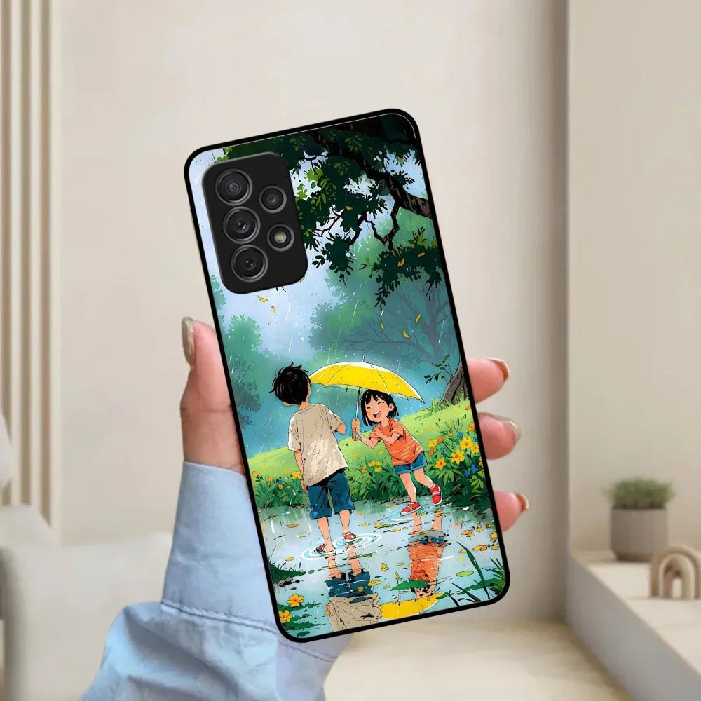 Raindrop Moments Glossy Metal Case Cover For Samsung - ShopOnCliQ