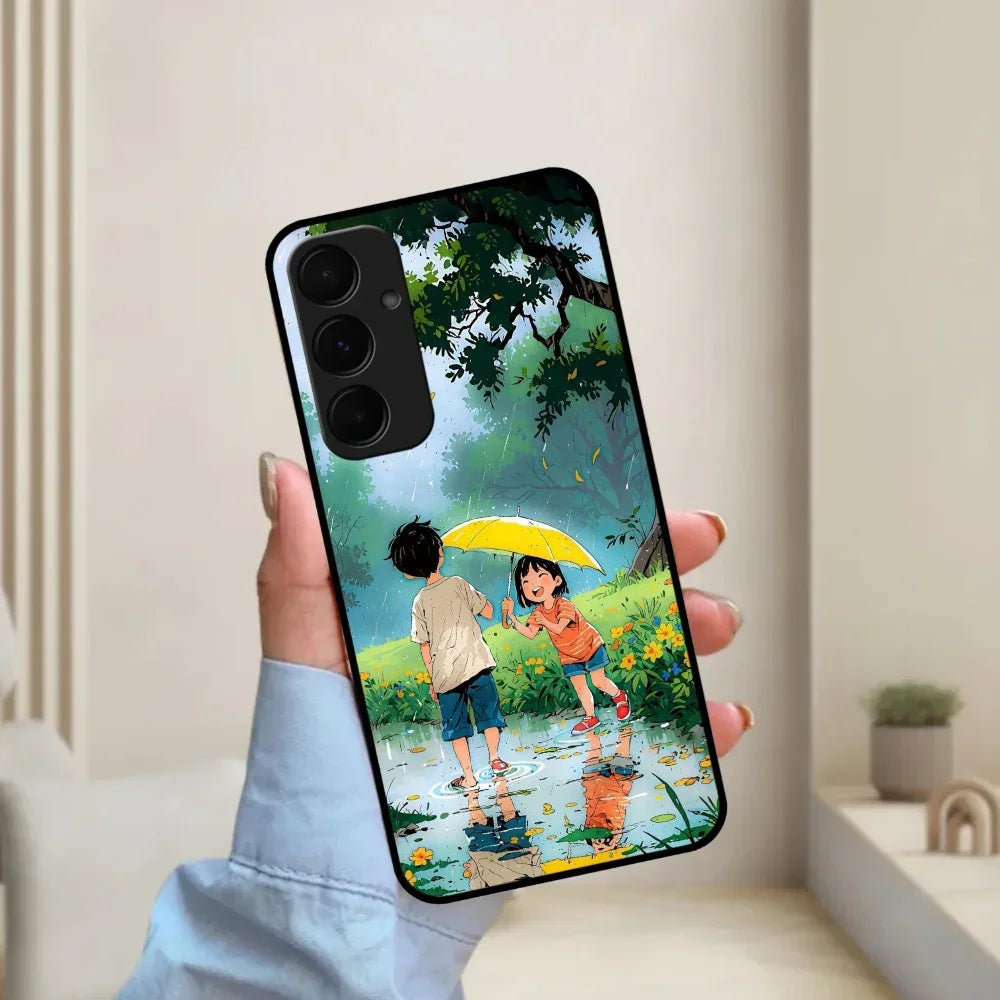 Raindrop Moments Glossy Metal Case Cover For Samsung - ShopOnCliQ
