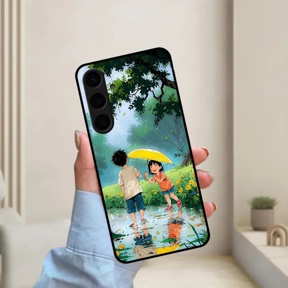 Raindrop Moments Glossy Metal Case Cover For Samsung - ShopOnCliQ