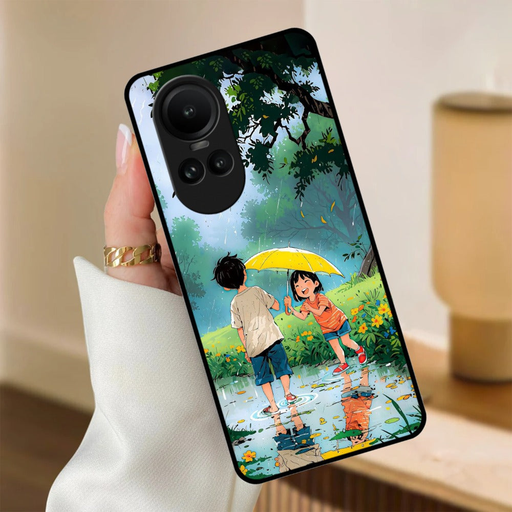 Raindrop Moments Metal Case Cover For Oppo