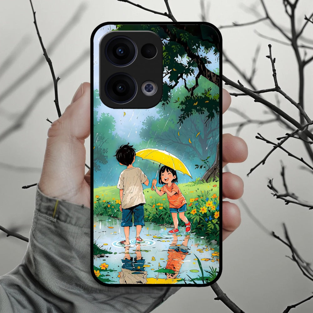 Raindrop Moments Metal Case Cover For Oppo