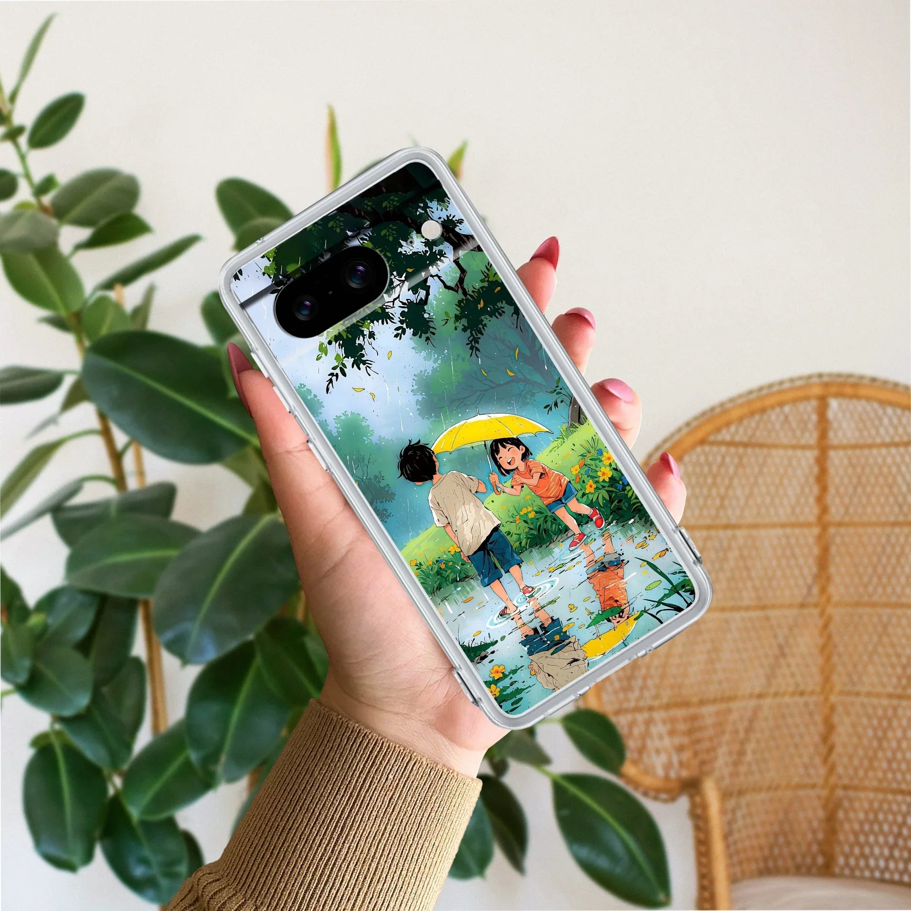 Raindrop Moments Transparent Silicon Case For Google - ShopOnCliQ