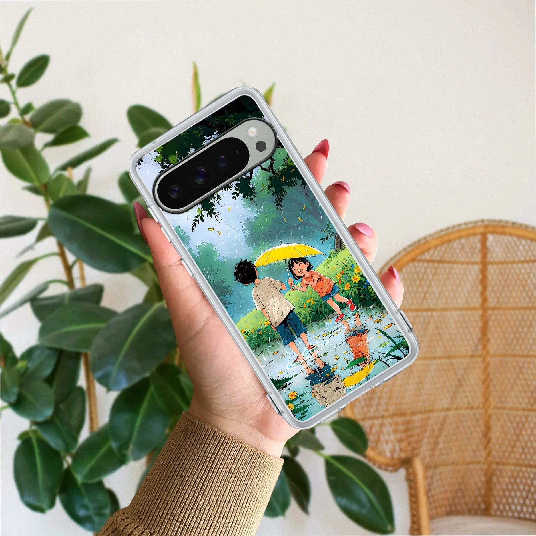 Raindrop Moments Transparent Silicon Case For Google - ShopOnCliQ