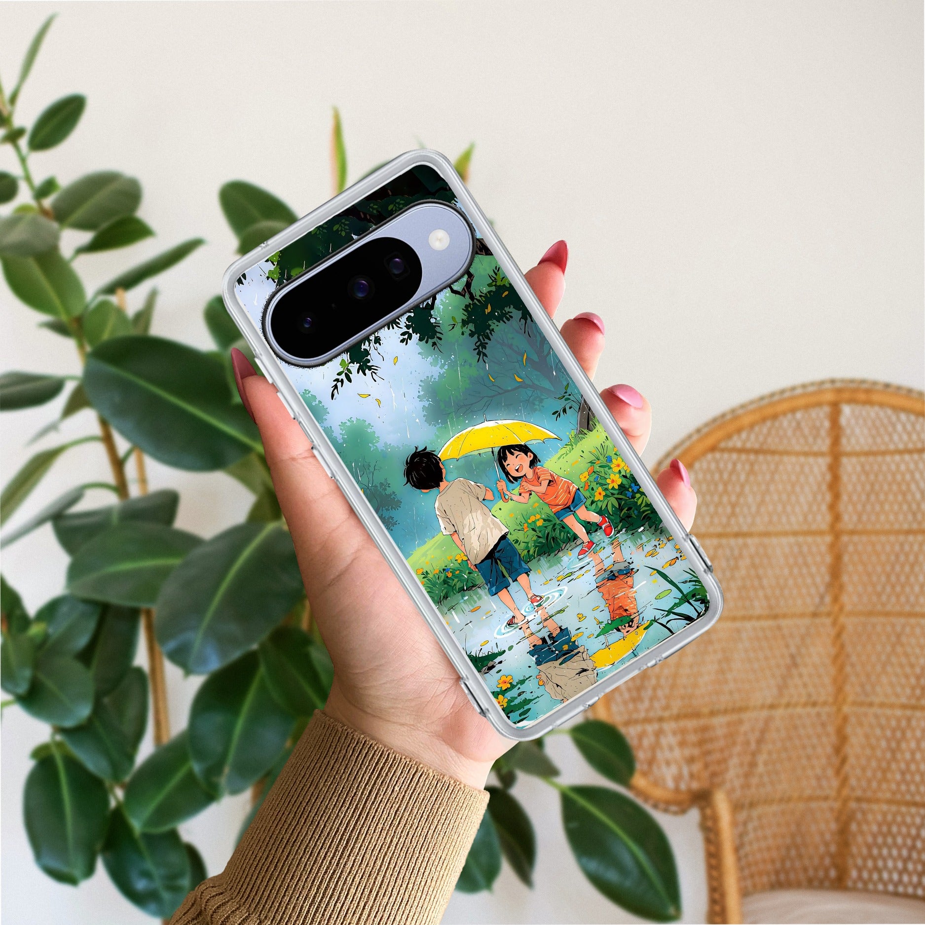 Raindrop Moments Transparent Silicon Case For Google - ShopOnCliQ