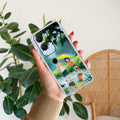Raindrop Moments Transparent Silicon Case For Vivo T3 Lite 5G