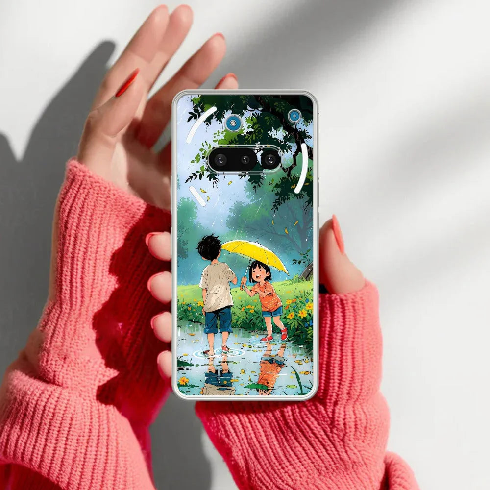 Raindrop Moments Transparent Silicon Case For Nothing - ShopOnCliQ