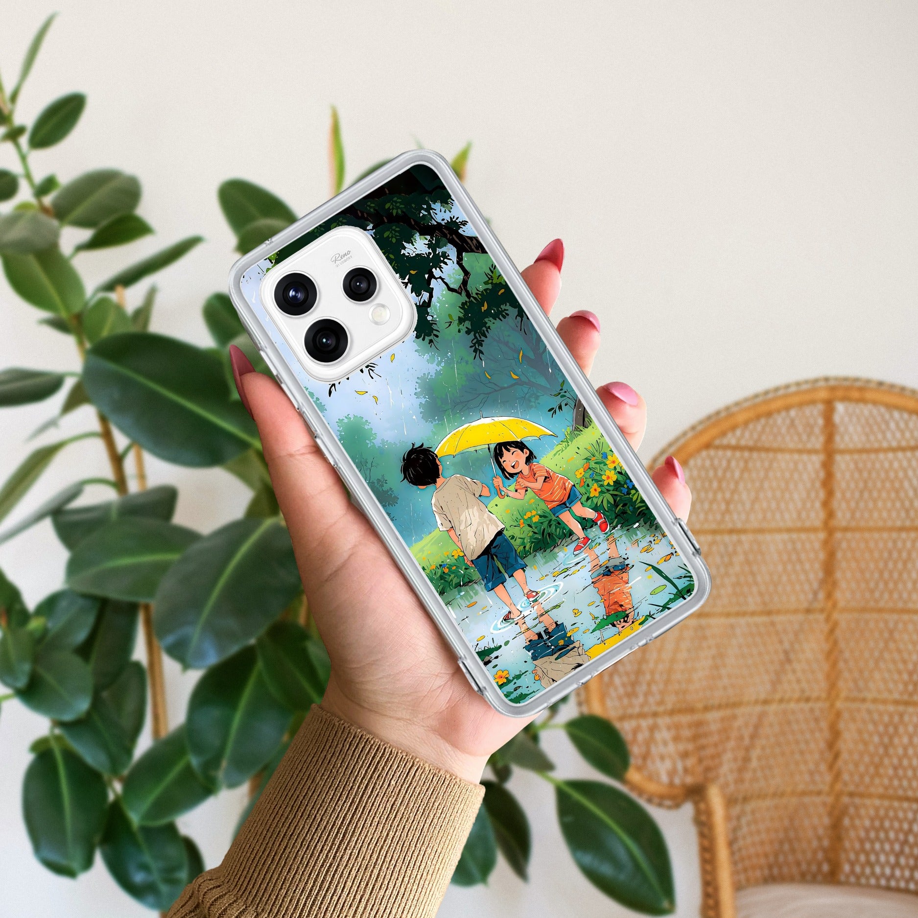 Raindrop Moments Transparent Silicon Case For Oppo - ShopOnCliQ