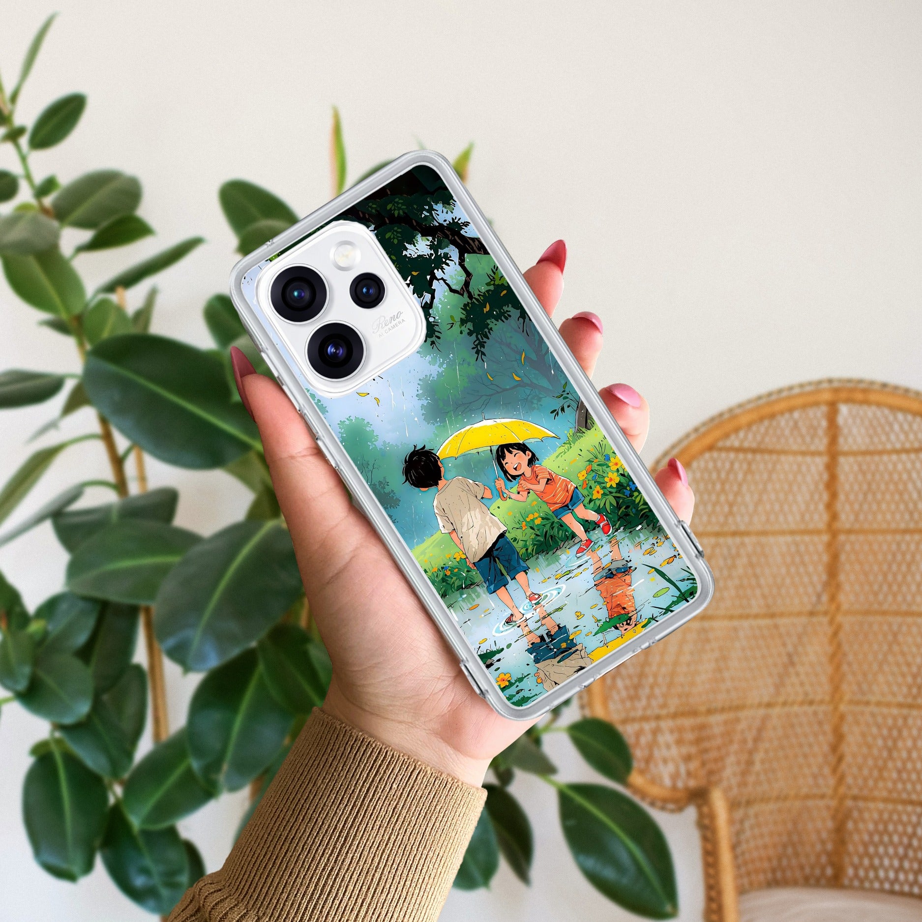 Raindrop Moments Transparent Silicon Case For Oppo - ShopOnCliQ