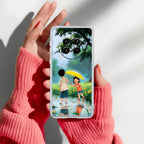 Raindrop Moments Transparent Silicon Case For Realme GT 7T 5G
