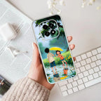 Raindrop Moments Transparent Silicon Case For Realme 12 Pro Plus 5G