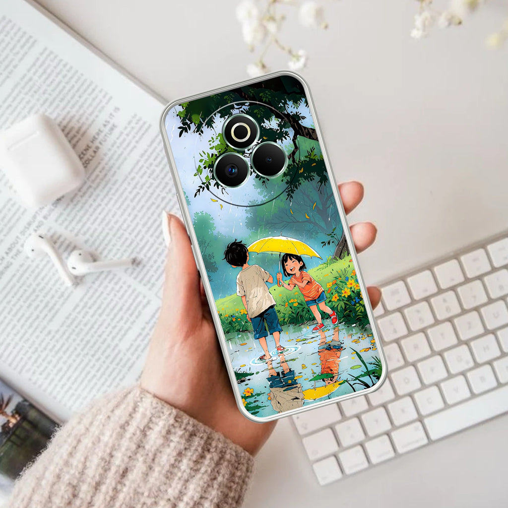 Raindrop Moments Anti Yelllow Case For Realme P3 Pro 5G