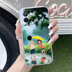 Raindrop Moments Transparent Silicon Case For Vivo T2 Pro 5G