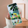 Raindrop Moments Transparent Silicon Case For Vivo T4 5G