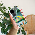 Raindrop Moments Transparent Silicon Case For Vivo Y35