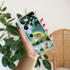 Raindrop Moments Transparent Silicon Case For Vivo T4x 5G