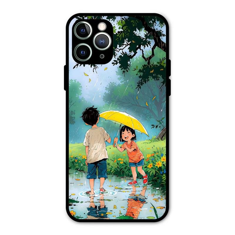 Raindrop Momentss Glossy Metal Case Cover For iPhone 11 Pro Max