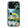 Raindrop Momentss Glossy Metal Case Cover For iPhone 15 Pro