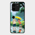 Raindrop Momentss Glossy Metal Case Cover For Iqoo Z9X 5G