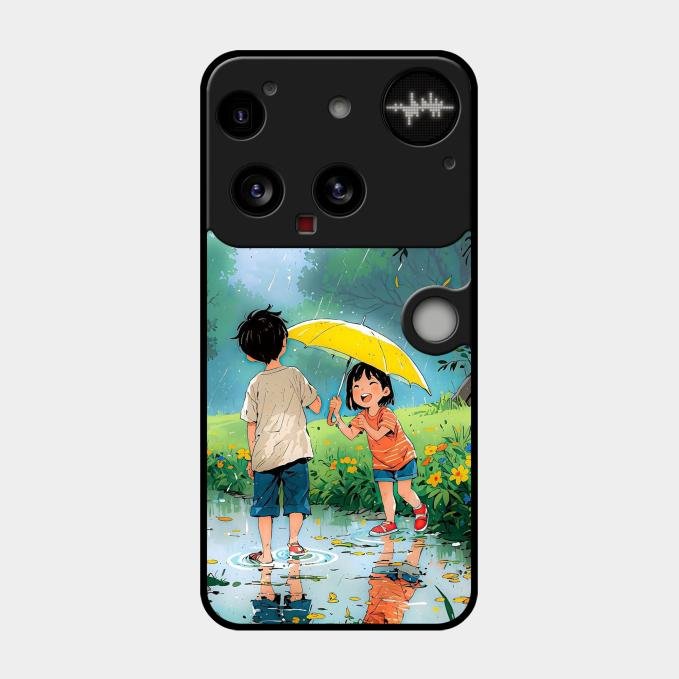 Raindrop Momentss Glossy Metal Case Cover For Nothing Phone 3 5G