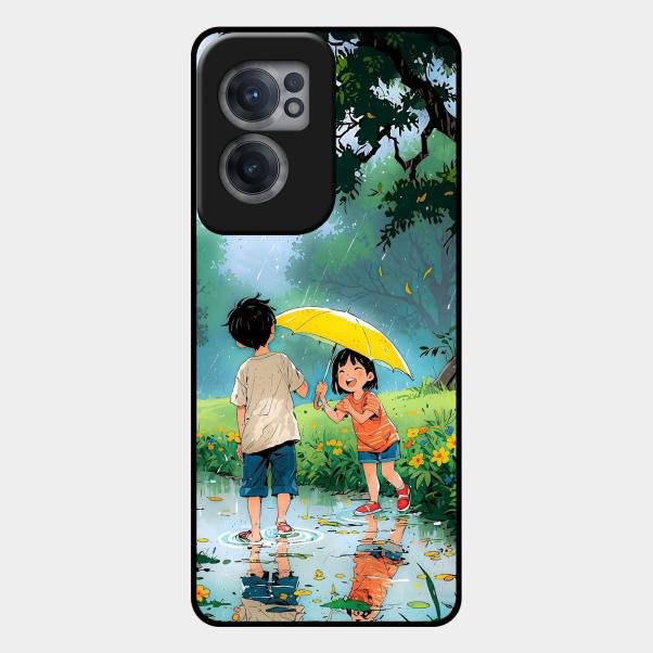 Raindrop Momentss Glossy Metal Case Cover For Oneplus Nord Ce 2 5G