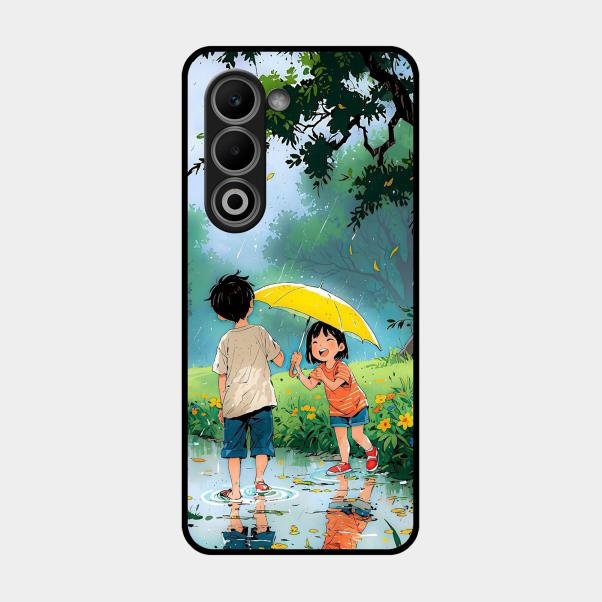 Raindrop Momentss Glossy Metal Case Cover For Oppo A5 5G