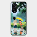 Raindrop Momentss Glossy Metal Case Cover For Oppo F23 5G