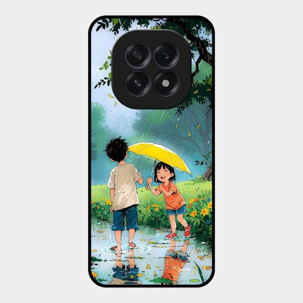Raindrop Momentss Glossy Metal Case Cover For Oppo F29 5G