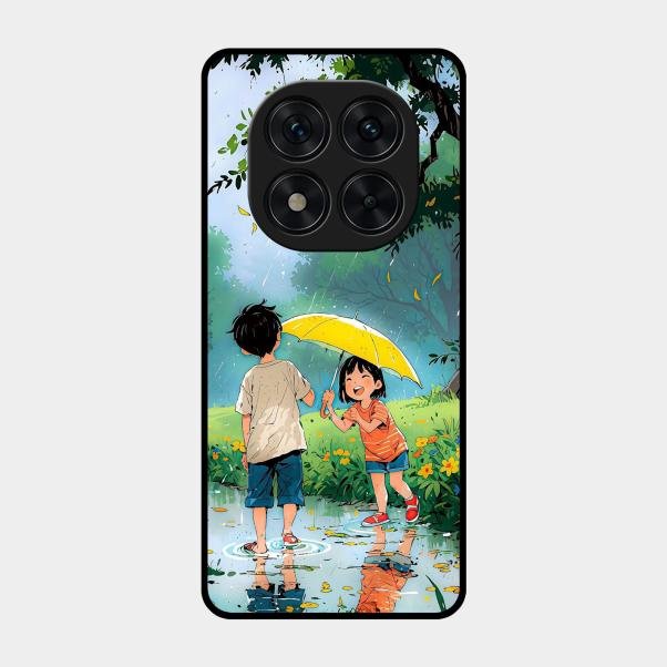 Raindrop Momentss Glossy Metal Case Cover For Poco X7 5G