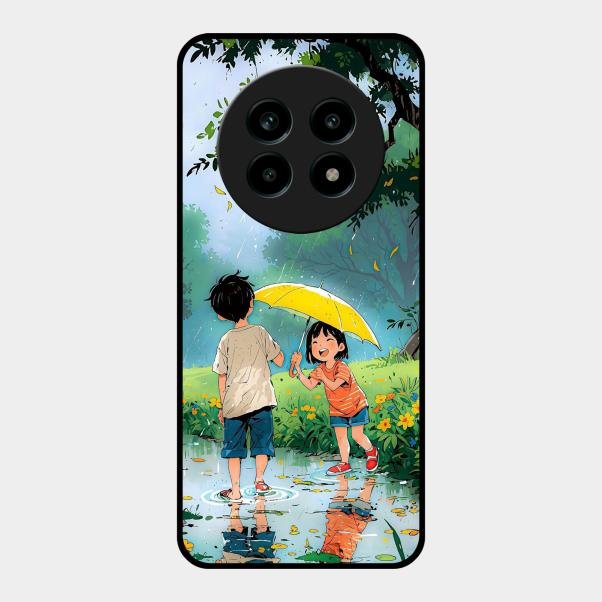 Raindrop Momentss Glossy Metal Case Cover For Realme 13 Pro Plus 5G