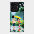 Raindrop Momentss Glossy Metal Case Cover For Redmi 13 5G