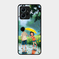 Raindrop Momentss Glossy Metal Case Cover For Redmi Note 12 4G