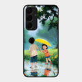 Raindrop Momentss Glossy Metal Case Cover For Samsung Galaxy A55 5G
