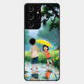 Raindrop Momentss Glossy Metal Case Cover For Samsung Galaxy S21 Ultra