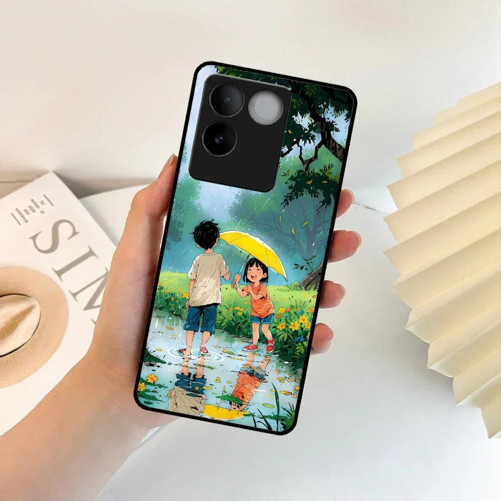 Raindrop Moments Glossy Metal Case Cover For Vivo - ShopOnCliQ