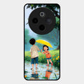 Raindrop Momentss Glossy Metal Case Cover For Vivo T4 5G